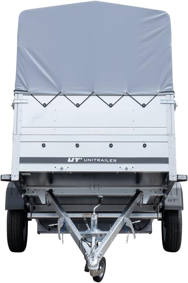 UNITRAILER Kipphänger 230 750 kg – Verzinkter Stahl, Klappbare Heckklappe, Kippbare Deichsel & Optionale Hochplane - RAHFY