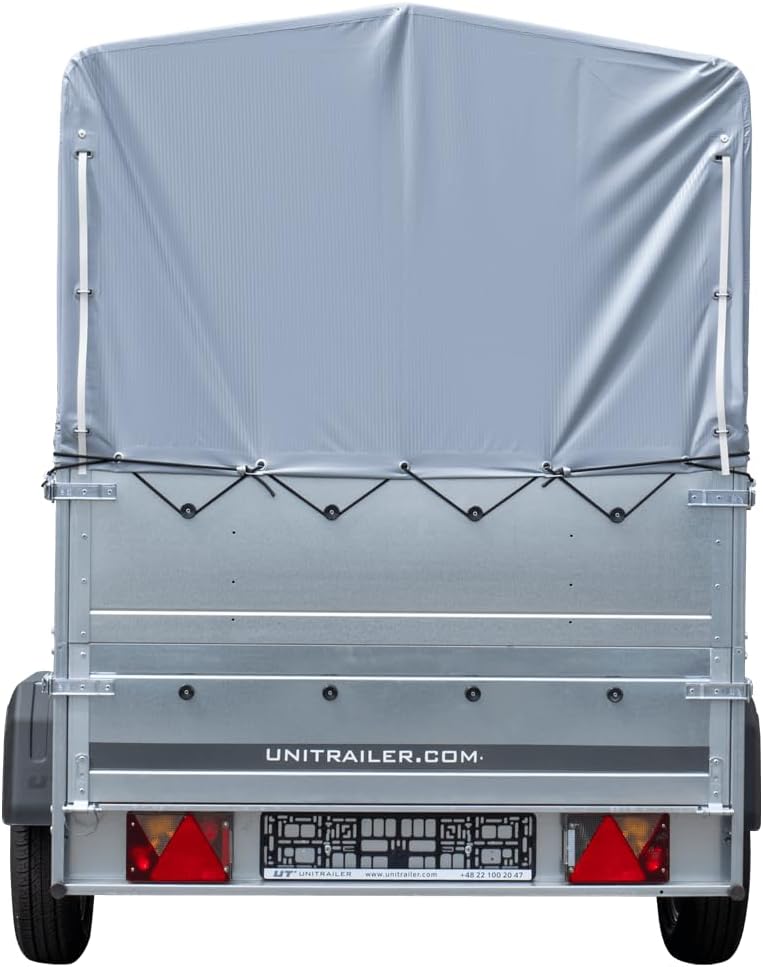 UNITRAILER Kipphänger 230 750 kg – Verzinkter Stahl, Klappbare Heckklappe, Kippbare Deichsel & Optionale Hochplane - RAHFY