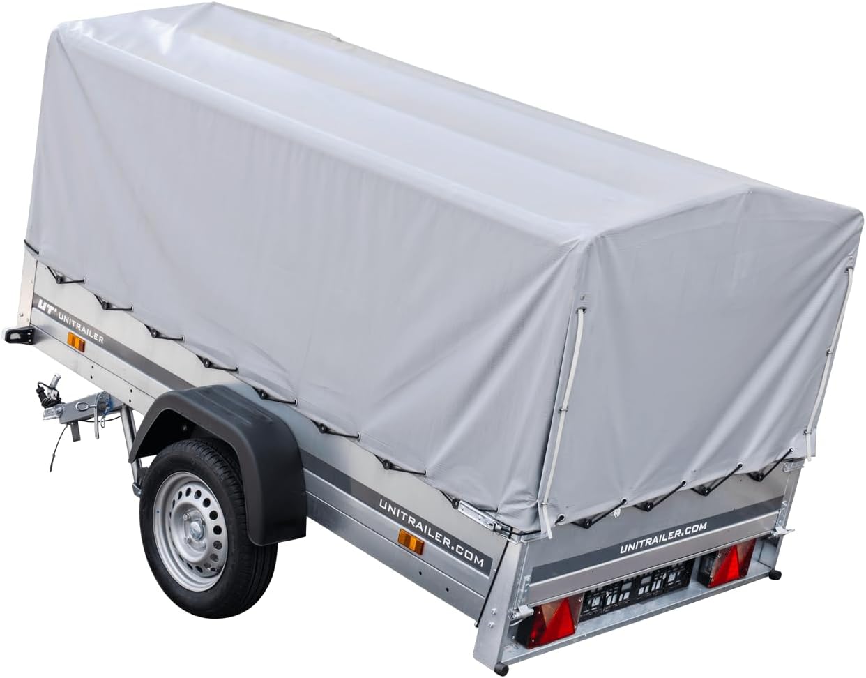 UNITRAILER PKW Anhänger – Kippbare Deichsel | Stahlwände, Siebdruckboden, sofort zugelassen & einsatzbereit - RAHFY