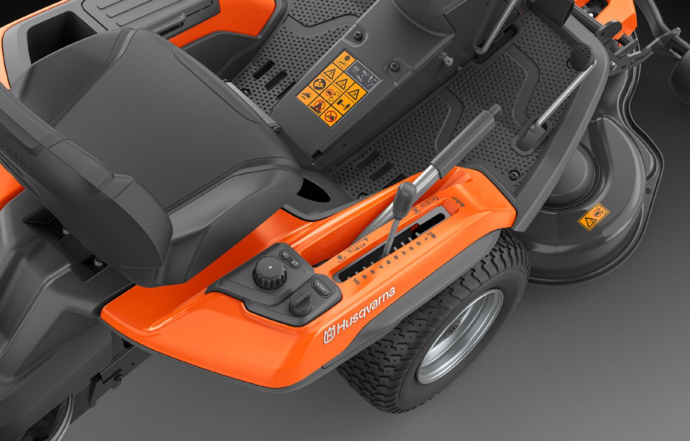 Husqvarna Akku-FrontmDher Rider 200iX - GrundgerDt ohne MDhdeck - RAHFY